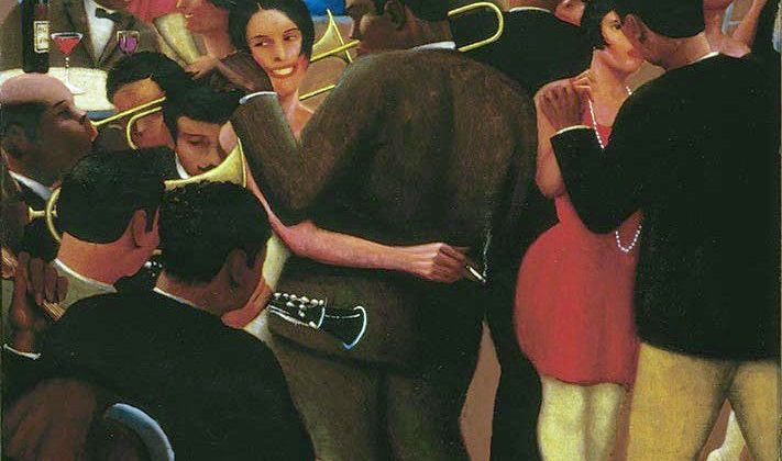 Blues (1929), Archibald J. Motley Jr. Collection of Mara Motley, MD, and Valerie Gerrard Browne. Image courtesy of the Chicago History Museum, Chicago, Illinois. © Valerie Gerrard Browne