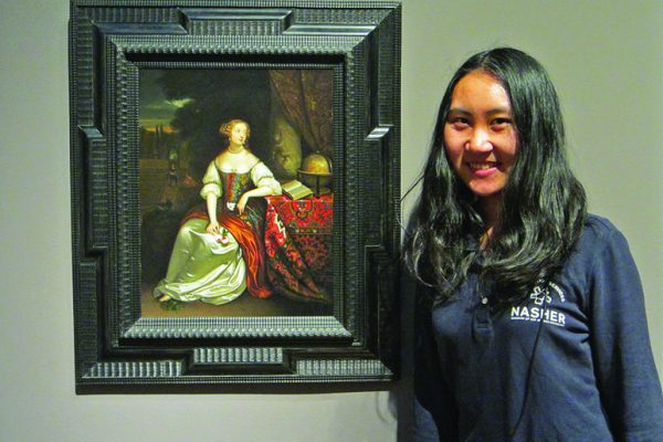 Yijun Qian, who graduated in December 2016 with a master’s degree in engineering management, chose Allegorical Portrait of a Lady (after Caspar Netscher), attributed to Pieter Cornelisz van Slingeland, as one of her favorite works of art at the Nasher. The museum could not open without the student guards who assist with museum security.