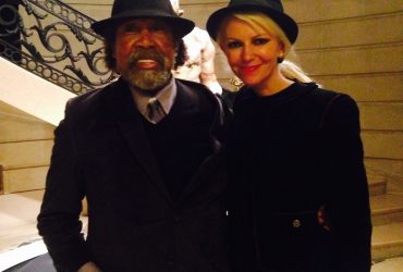 Barkley L. Hendricks with Christen Wilson. Photo by Derek Wilson.