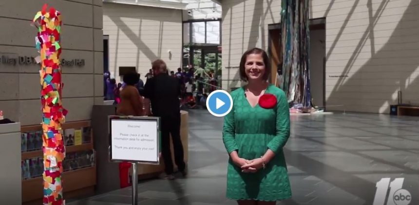 ABC-11's Nicole Clagett interviews Jessica Ruhle, Director of Education and Public Programs at the Nasher Museum, for "Caregivers Corner," in a segment that aired June 24, 2018.