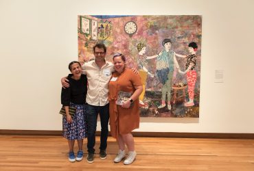 Artists Maria Berro, Jeff Whetstone and Genevieve Gaignard
