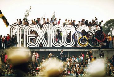 Still image from the film "Olimpiada en México" (The Olympics in Mexico) (1970, directed by Alberto Isaac, 105 minutes)