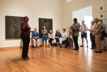 Jerry Philogene leads a special "Noon at the Nasher" tour.