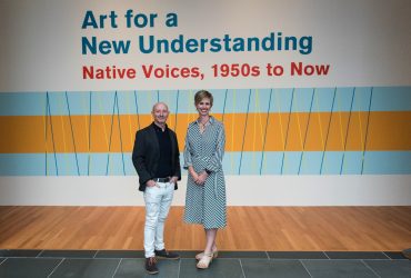 Curators Mindy Besaw and Marshall Price