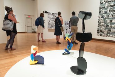 Visitors explore Art for a New Understanding