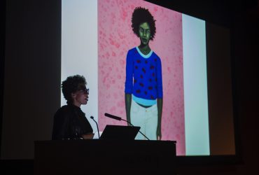 Artist Amy Sherald Speaks at the Annual Rothschild Lecture to a packed house