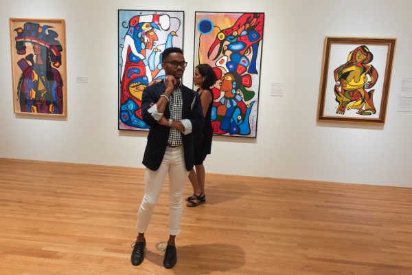 Jesse Huddleston, Program Educator for Nasher Teens and Nasher MUSE at the Nasher Museum within the Art for a new Understanding exhibition