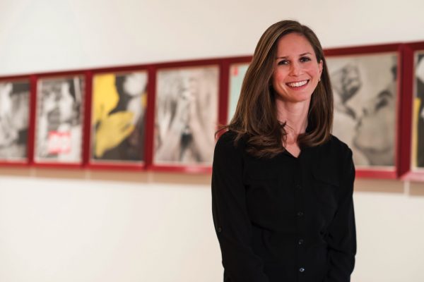 Molly Boarati, Associate Curator, who organized Graphic Pull: Contemporary Prints from the Collection.