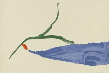 Helen Frankenthaler, A Little Zen, 1970. Pochoir and screenprint on paper, trial proof H/C 3/6, 22 1/8 × 30 7/8 inches (56.2 × 78.42 cm). Collection of the Nasher Museum of Art at Duke University. Gift of the Helen Frankenthaler Foundation, 2019.27.2. © Helen Frankenthaler Foundation, Inc.