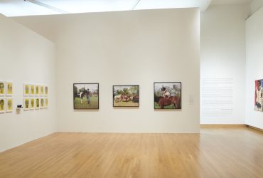 Installation view of the Nasher Museum of Art at Duke University exhibition, Reckoning and Resilience