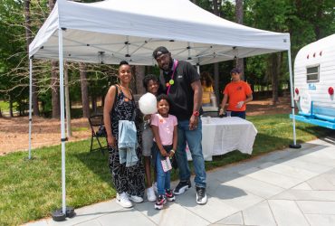 Reckoning and Resilience artist Clarence Heyward with his family