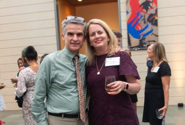 David Lee and his partner Wendy Hower, director of engagement and marketing at the Nasher Museum