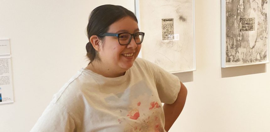 Yesenia Martinez-Yanez, Appalachian State University Class of 2022 and 2022 summer intern at the Nasher Museum