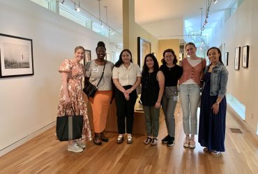 Museum staff and summer interns at Cassilhaus