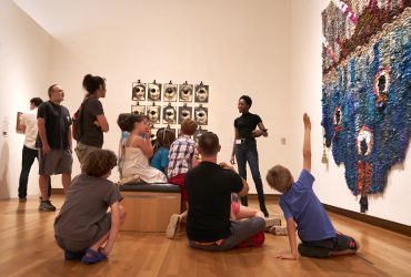 K-12 Education Tour with Gallery Guide Veronika Payne. Photo by Wilson.
