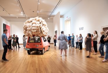 Tour of By Dawn's early light led by curator Xuxa Rodríguez